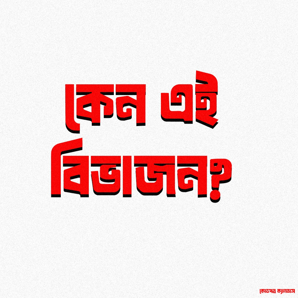 কেন এই বিভাজন?